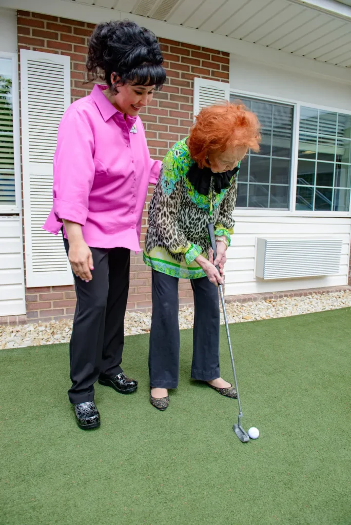 Two Patients at Assisted Living Bountiful