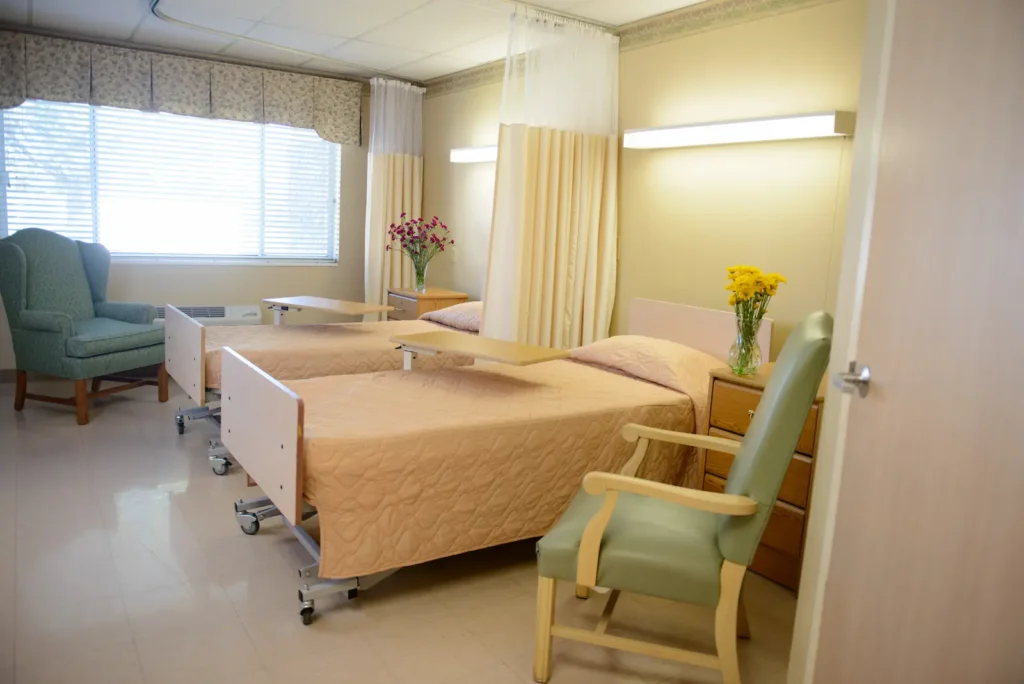 Patient rooms at Monument Health Group in Millcreek, UT.