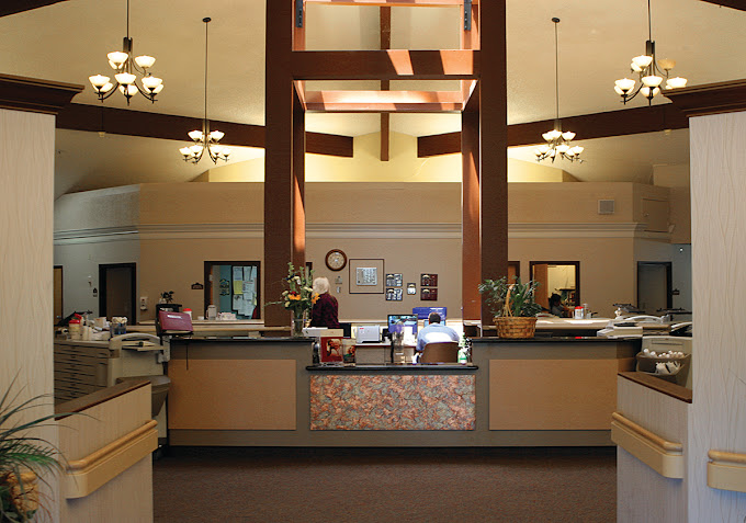 front receptionist area of Monument Health North Park