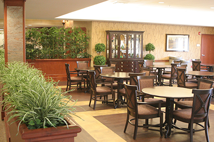 dining area at Monument Health Taylorsville