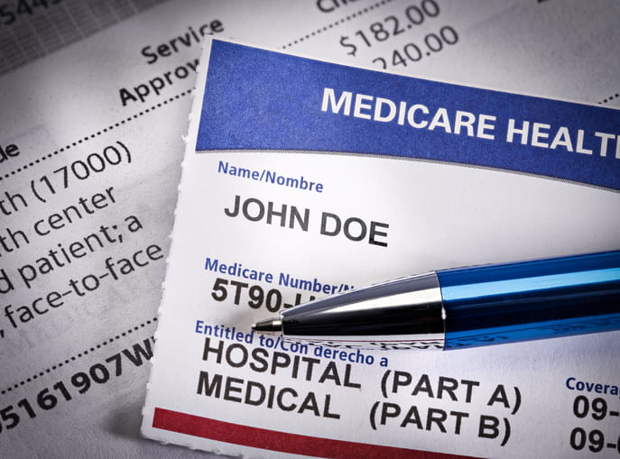 Does Medicare Cover Skilled Nursing Facilities? 1 A Medicare card with the name "John Doe" on it.